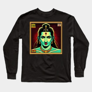 Dancing With Lord Shiva Vinyl Record Vol. 6 Long Sleeve T-Shirt